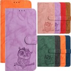 <!--F#f_0-->For Samsung A16 A06 A56 A36 A55 A34 A15 Skin Feel Owl Wallet Case Phone Cover<!--F/-->
