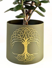 Plant pot - Tree of life planter - pick your size and colour