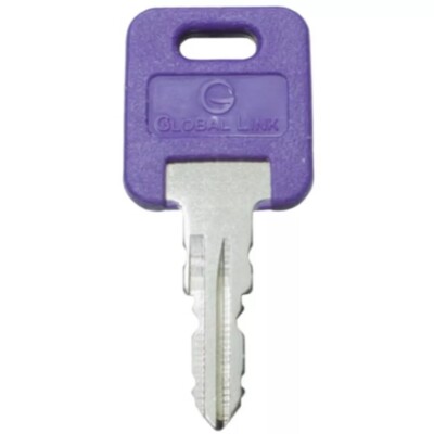 SINGLE Global Link OEM Purple Precut Key For RV Lock Code G328