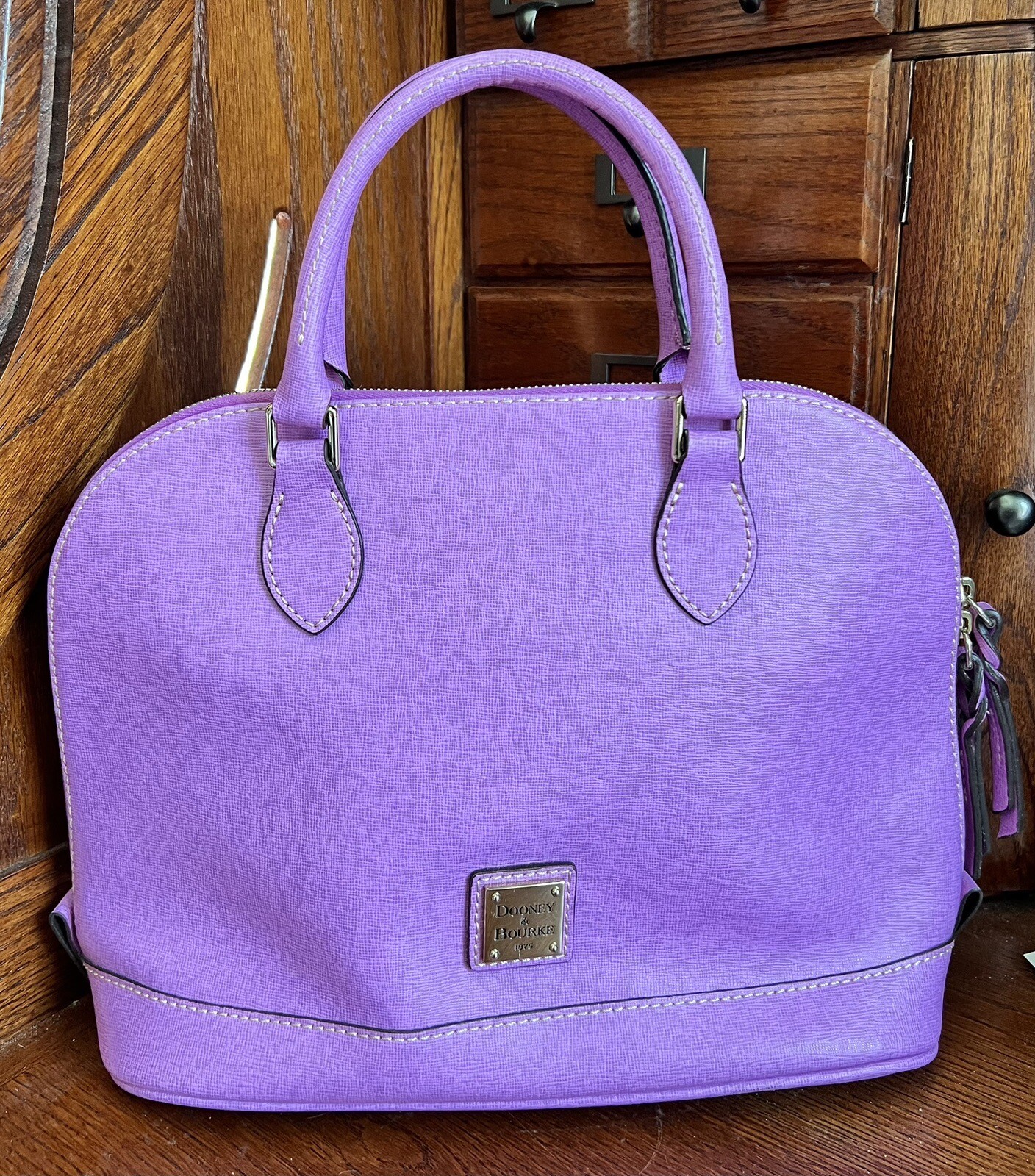 Dooney &Bourke LAVENDER Purple Satchel Purse Handbag eBay