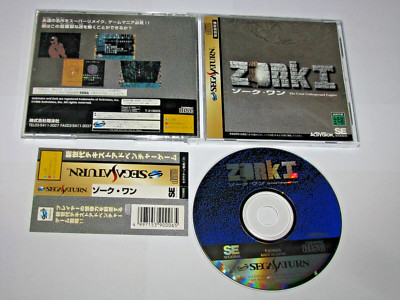 Zork I The Great Underground Empire Sega Saturn Japan import +obi US Seller