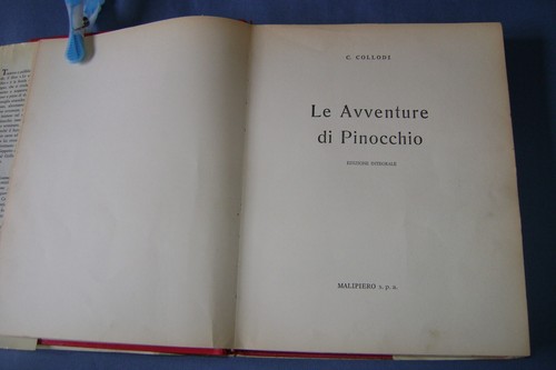 COLLODI - PINOCCHIO - LUGLIO 1971 - ED. MALIPIERO - Foto 4 di 8