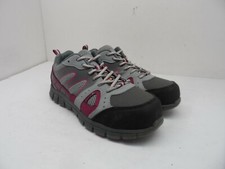 Aggressor Women's Steel Toe SP Safety Athletic Shoe Gray Pink Size 7.5M