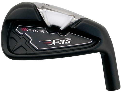 Left Hand 37.5 Heater F35 SINGLE LENGTH IRONS MENS Golf Clubs 4-SW Steel Regular - Afbeelding 1 van 1