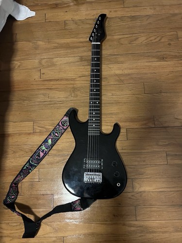 Vintage Kay Starter Series Black Electric Guitar late 1980's