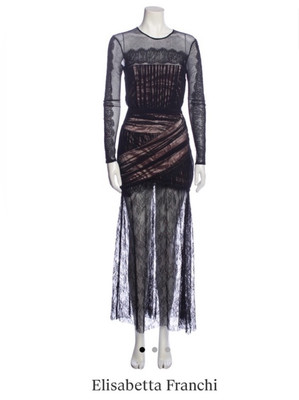Elisabetta Franchie Runway Dress NWT $3200 RARE!!