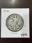 1916 Walking Liberty Half Dollar - Nice Grade -