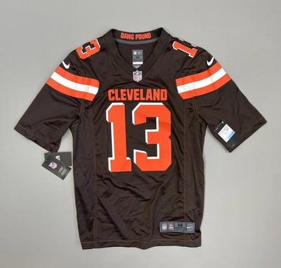 Nike NFL ON FIELD Cleveland Browns 2019 Beckham Jr #13 Game Trikot Größe Medium