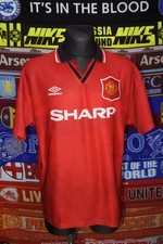5/5 Manchester United adults L 1994 football shirt jersey trikot soccer