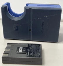 Canon Battery Charger with battery. CB-2LS     Read Description Please