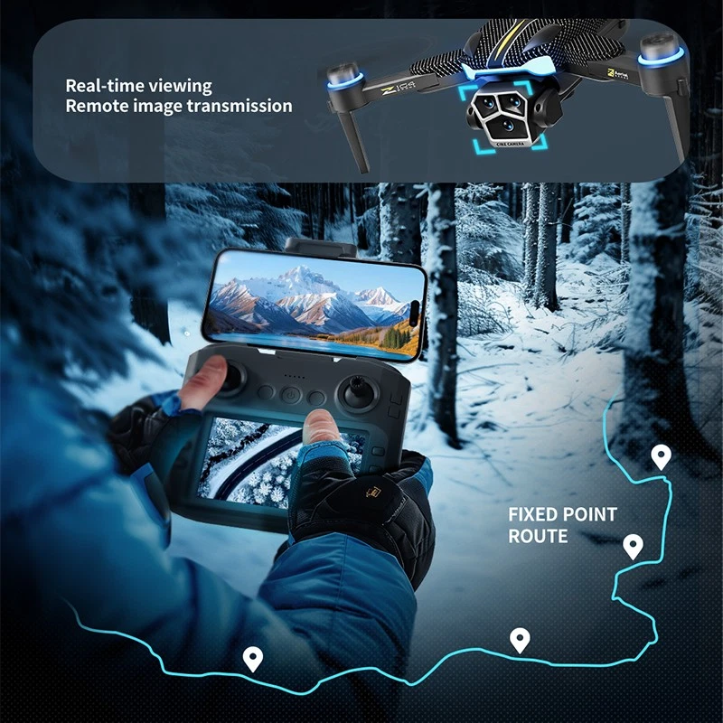 GPS Drone 4.5" Remote Control Screen 5G Obstacle Avoidance 4K HD Camera UAV - Image 3 of 4