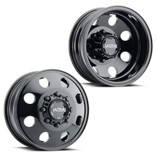 17x6.5 Ultra 002bk Modular Gloss Black 11-up Gm Dually Wheels 8x210 Set Of 4 17x6.5 Ultra 002bk Modular Gloss Black 11-up Gm Dually Wheels 8x210 Set Of 4