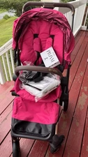 Cybex E-Priam 2 Smart Stroller Rose Gold Frame Fancy Pink, open box, NO BATTERY