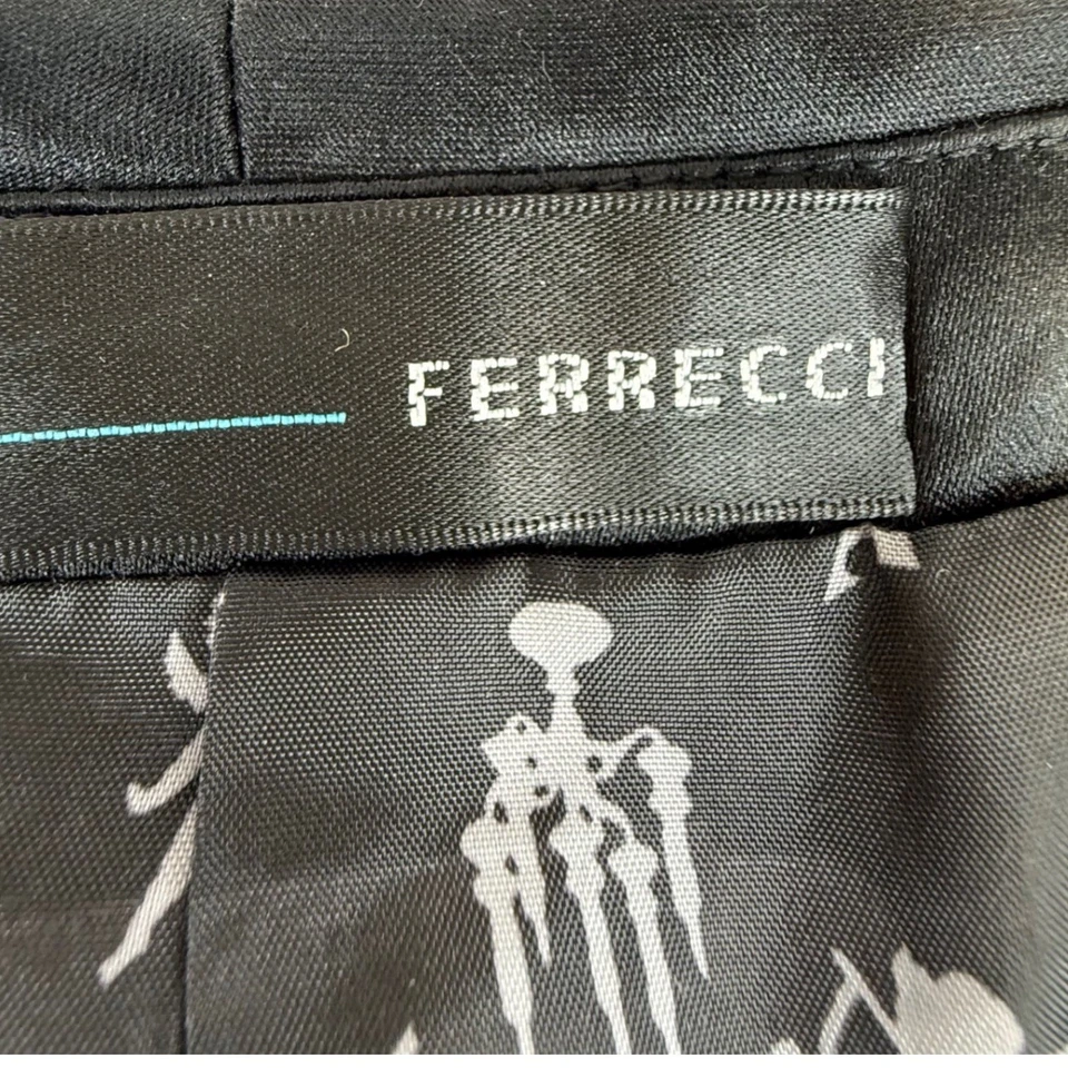 FERRECCI Mens XXL Purple Velvet Blazer Jacket Lined Formal -missing button - Image 4 of 4