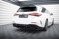 Heckansatz Diffusor Passend FüR Mercedes-Amg C 43 W206 Roter Kern
