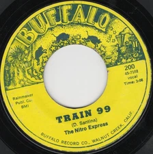 The Nitro Express private label Buffalo Records 70s Bay Area country VG+