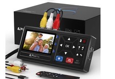 Portta VHS to Digital Converter, Video to Digital Recorder with Remote