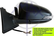 SPECCHIO SPECCHIETTO RETROVISORE ELETTRICO TERM SX PER TOYOTA YARIS 2014 AL 2020