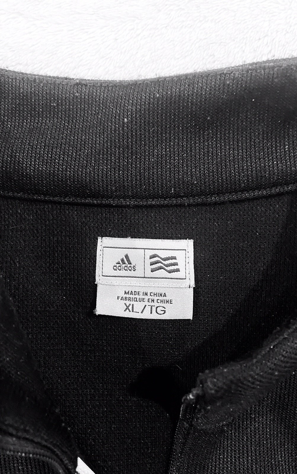 Adidas Half Zip Pullover Black Extra Large XL Men… - image 5