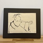 David Bryce Drawings  On Clay Signed Numbered Fly Creek Studio Ceramic Art — photo 1