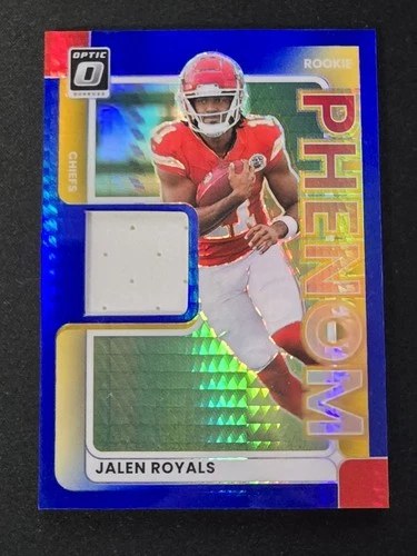 2025 Donruss Optic Jalen Royals Blue Hyper (RAW)