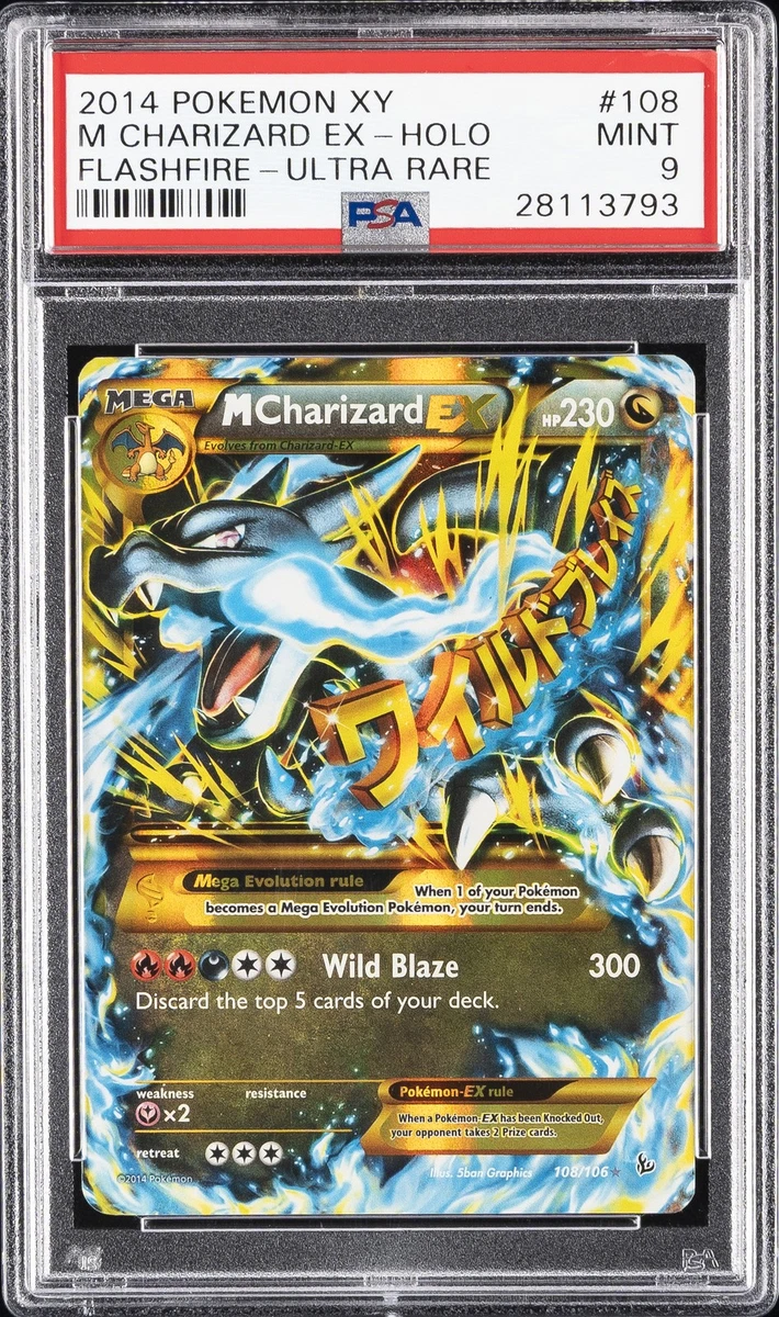 Pokémon TCG Flashfire Grade 9 Individual Collectible Card Game