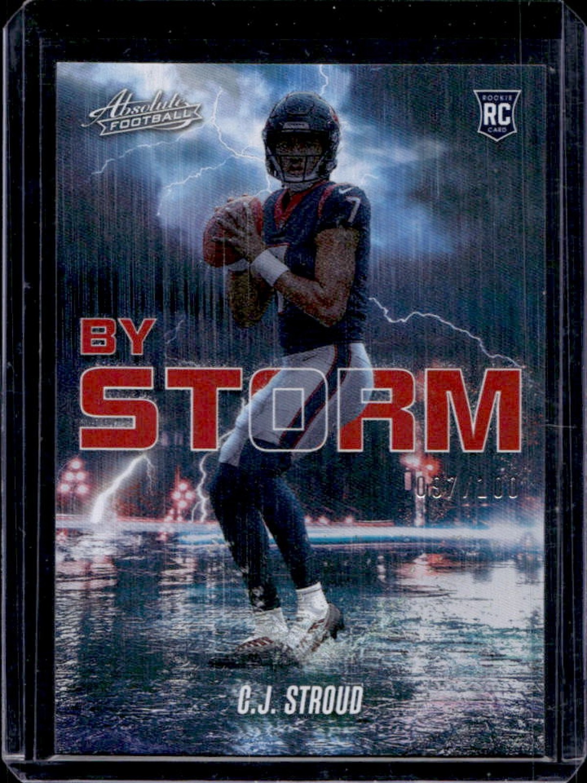 2023 Absolute CJ Stroud By Storm RC Spectrum Red Rookie #97/100 Texans