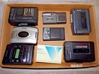 8 Vtg Sony Cassette Walkman Portable Music CD Players, Sanyo & others