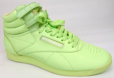 Original Vintage Reebok Freestyle F/S Women High-Top Sneakers Size 8.0 M, Green