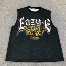 Echo Label Shirt Mens Medium Black Eazy-E Str...