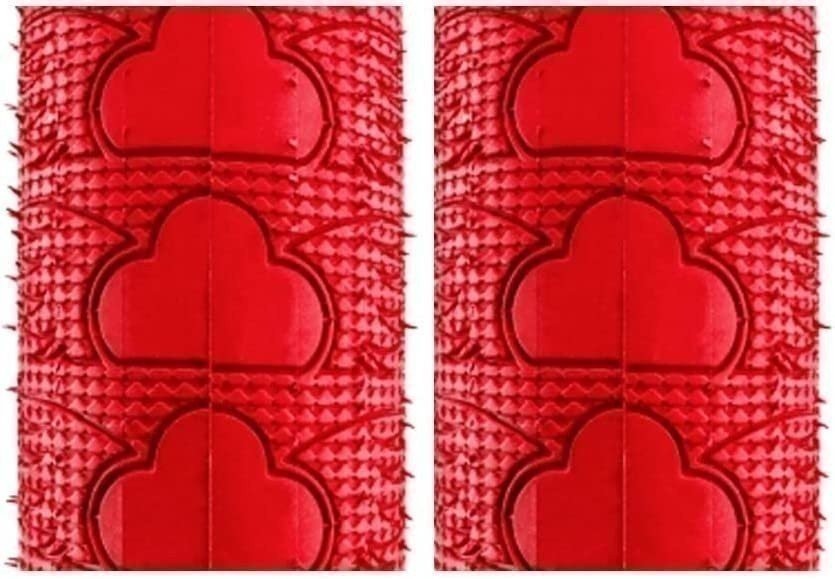 SE Bikes Red White Bozack 29 X 2.4 Street Wheelie Bike Tire Pair
