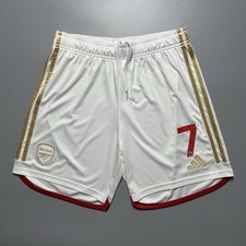 ARSENAL ADIDAS 2023/2024 SOCCER FOOTBALL HOME SHORTS 7 SAKA SIZE  M  HR6924