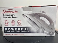 Sunbeam Compact Steam Iron Powerful Shot of Steam Feature