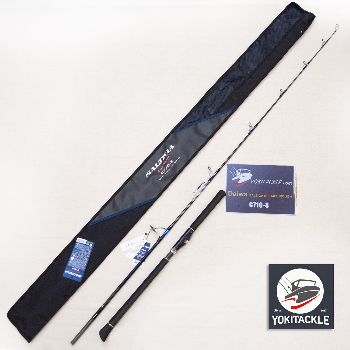 Daiwa 24 SALTIGA BREAKTHROUGH C710-8 Spinning Rod JDM Shipping