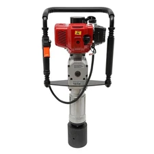 Gas-Powered T-Post Driver with 2-Stroke Engine, Air-Cooled Petrol Piledriver