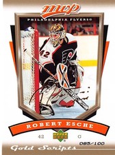 2006-07 Upper Deck MVP Gold Script #219 Robert Esche /100