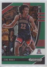 2020-21 Panini Prizm Draft Picks Green Prizm Zeke Nnaji #74 n1u