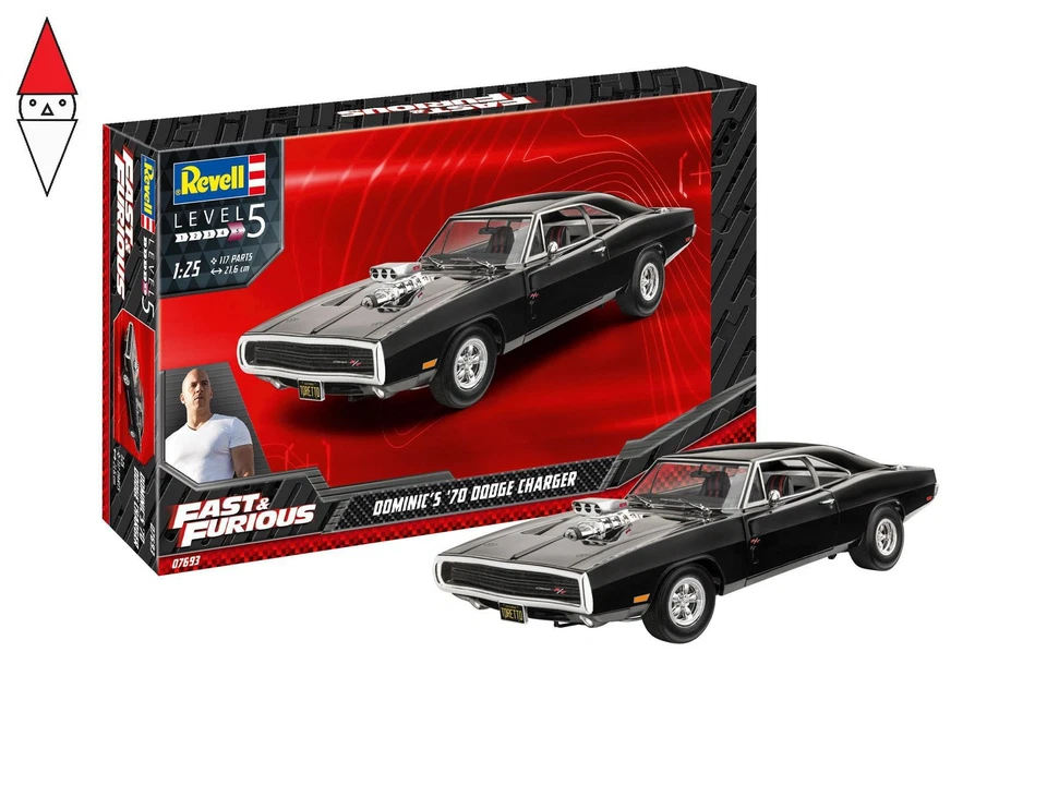 REVELL 1/25 FAST AND FURIOUS - DOMINIC S 1970 DODGE CHARGER - Immagine 2 di 4