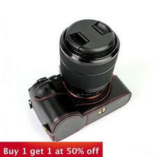 For Sony A7II A7RII A7SII Leather Case Camer Base Cover Bag shell black coffer