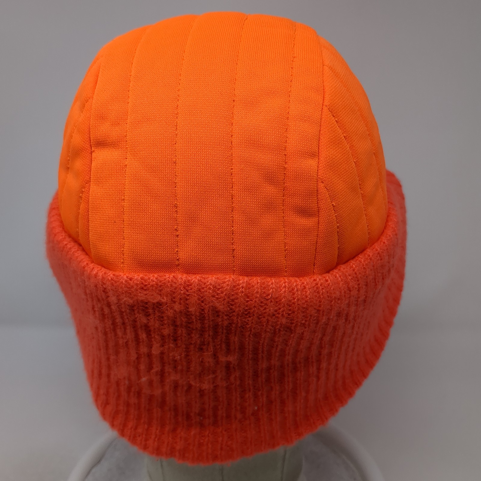 Unbranded Fitted Hat Orange Large Solid One Size … - image 6