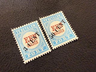 NETHERLANDS 1906 Postage Due Surcharged set MNH Reproduction Stamp sv