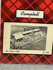 Cool Campbell Scale Models, HO Stockyard Craftsman Kit
