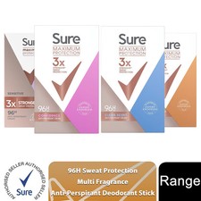 Sure Women Maximum Protection Anti-Perspirant Deodorant Cream, 12 Pack, 45ml