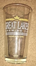 16 oz Great Lakes Brewing Co. Cleveland Ohio Beer Drinking Glass Mug Cup