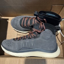 Under Armour Curry 4 FloTro Mid Jet Gray Men's Basketball Sneakers Stephen Curry