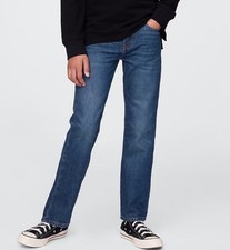 GAP Kids '90s Original Straight Jeans boys Size 16 Dark Wash Denim 30  Inseam