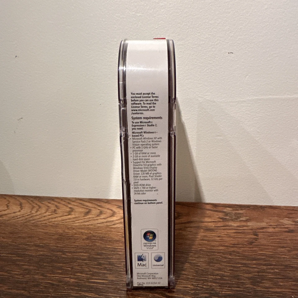 Microsoft Expression Studio 2 (PC, 2008) – Upgrade Version – Brand New & Sealed - Image 3 of 4