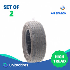 Set Of 2 Used 22560r16 Goodyear Reliant All-season 98h - 9.532