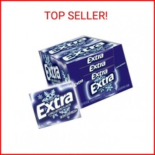 Extra Wrigleys Winterfresh Gum, 15 Count Sticks Pack of 10