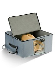 Allgawise Large Cowboy Hat Storage Box with All Around Hardboard Support, Sta...